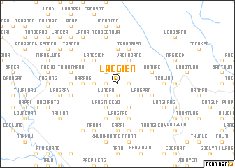 map of Lạc Giển