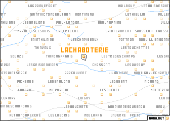 map of La Chaboterie