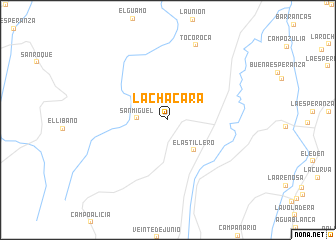 map of La Chacara