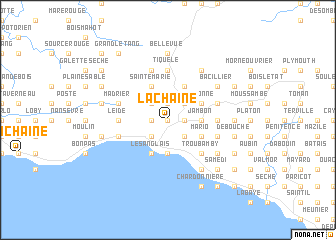 map of La Chaîne