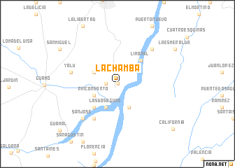 map of La Chamba