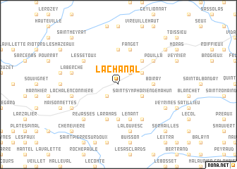 map of La Chanal