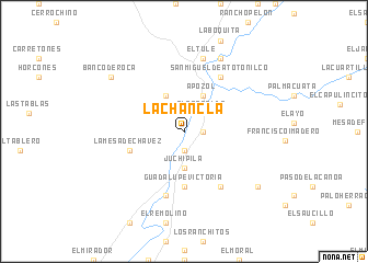 map of La Chancla