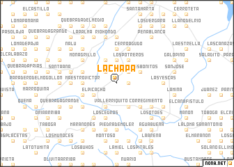 map of La Chapa