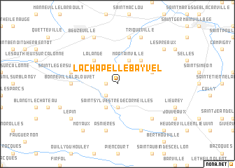 map of La Chapelle-Bayvel