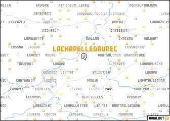 map of La Chapelle-dʼAurec