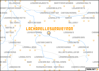 map of La Chapelle-sur-Aveyron