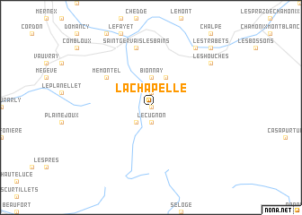 map of La Chapelle