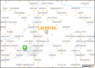 map of La Châtre