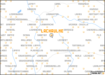 map of La Chaulme