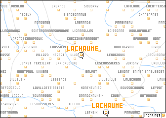 map of La Chaume