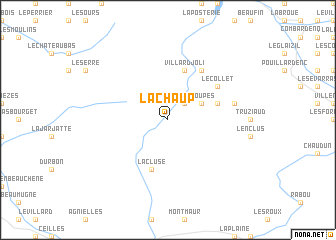 map of La Chaup