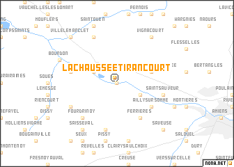 map of La Chaussée-Tirancourt