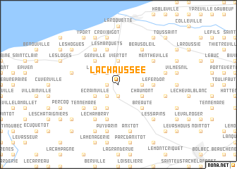 map of La Chaussée