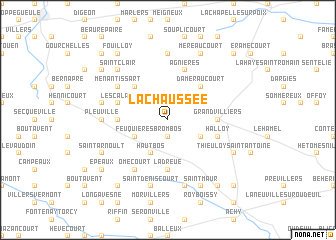 map of La Chaussée