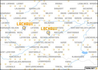 map of La Chaux
