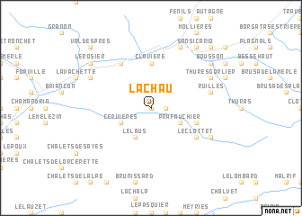 map of Lachau