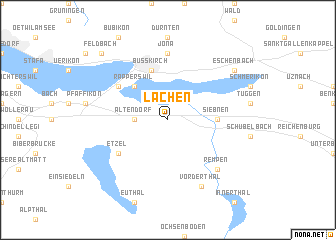 map of Lachen
