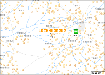 map of Lachhmanpur