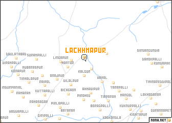 map of Lachhmāpur