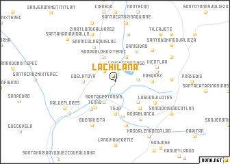map of La Chilana