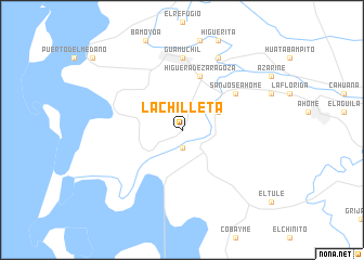 map of La Chilleta