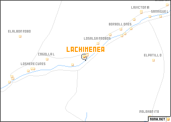 map of La Chimenea