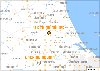 map of La Chiquinquira
