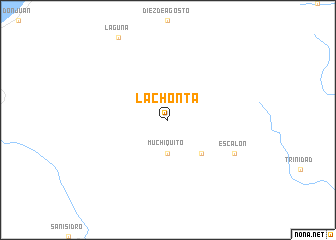 map of La Chonta