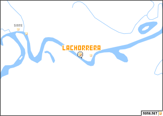 map of La Chorrera