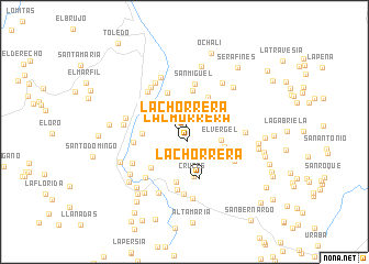 map of La Chorrera