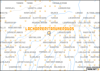 map of La Chorrerita Número Dos