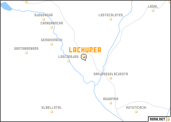 map of La Churea