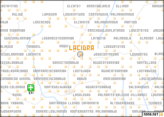 map of La Cidra