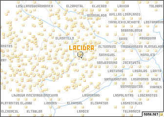 map of La Cidra