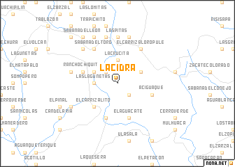 map of La Cidra