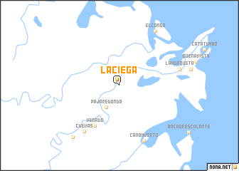 map of La Ciega