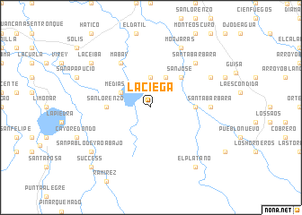 map of La Ciega