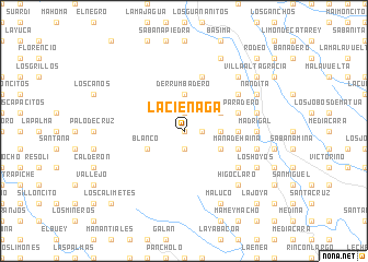 map of La Ciénaga