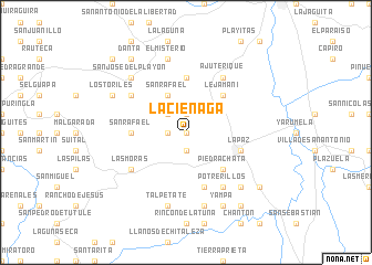 map of La Ciénaga