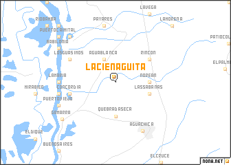 map of La Cienaguita