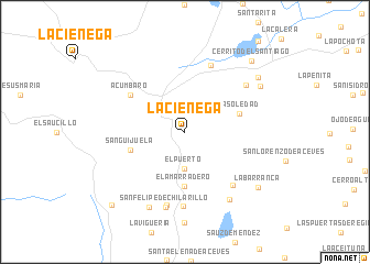 map of La Ciénega