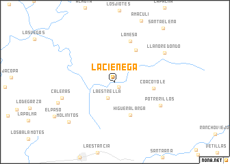 map of La Ciénega