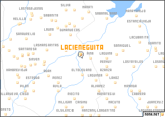 map of La Cieneguita