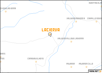 map of La Cierva