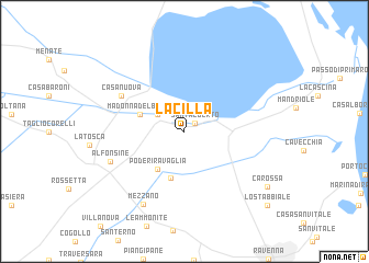 map of La Cilla