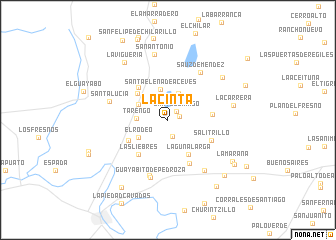 map of La Cinta