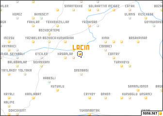map of Lâçin