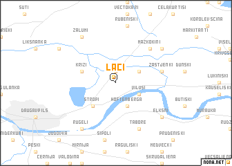 map of Lāči