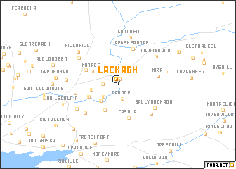 map of Lackagh